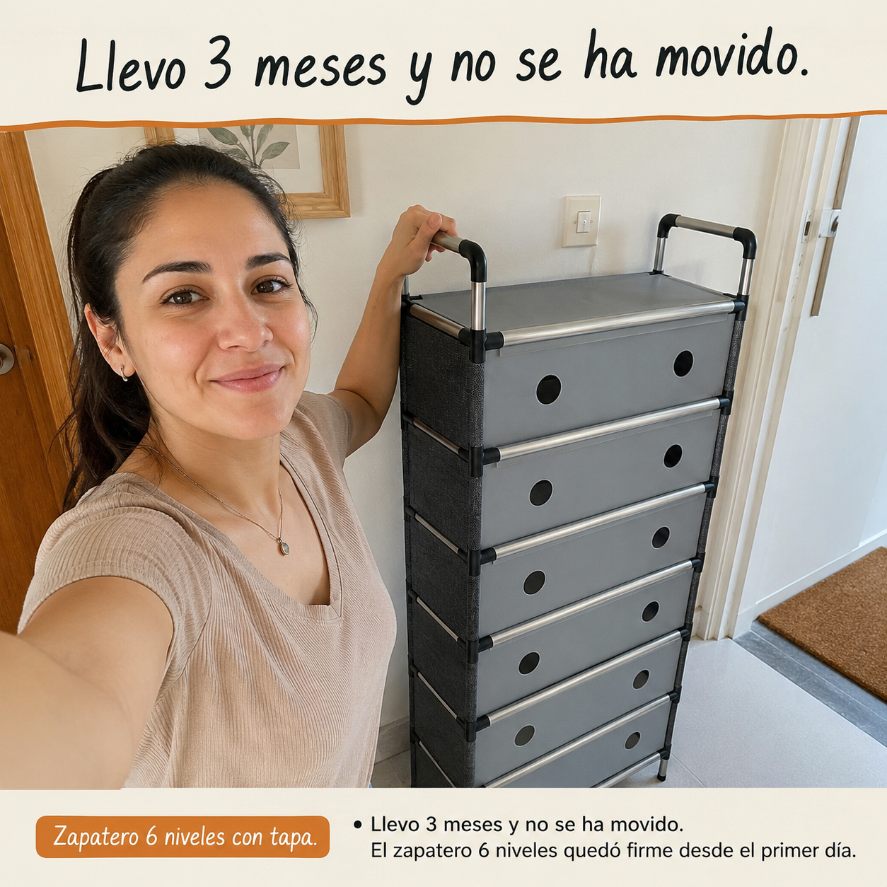 Zapatero CON TAPA 6 niveles - 1924314 — vista 6